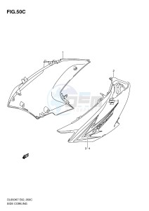 DL650 (E2) V-Strom drawing SIDE COWLING (MODEL L0)