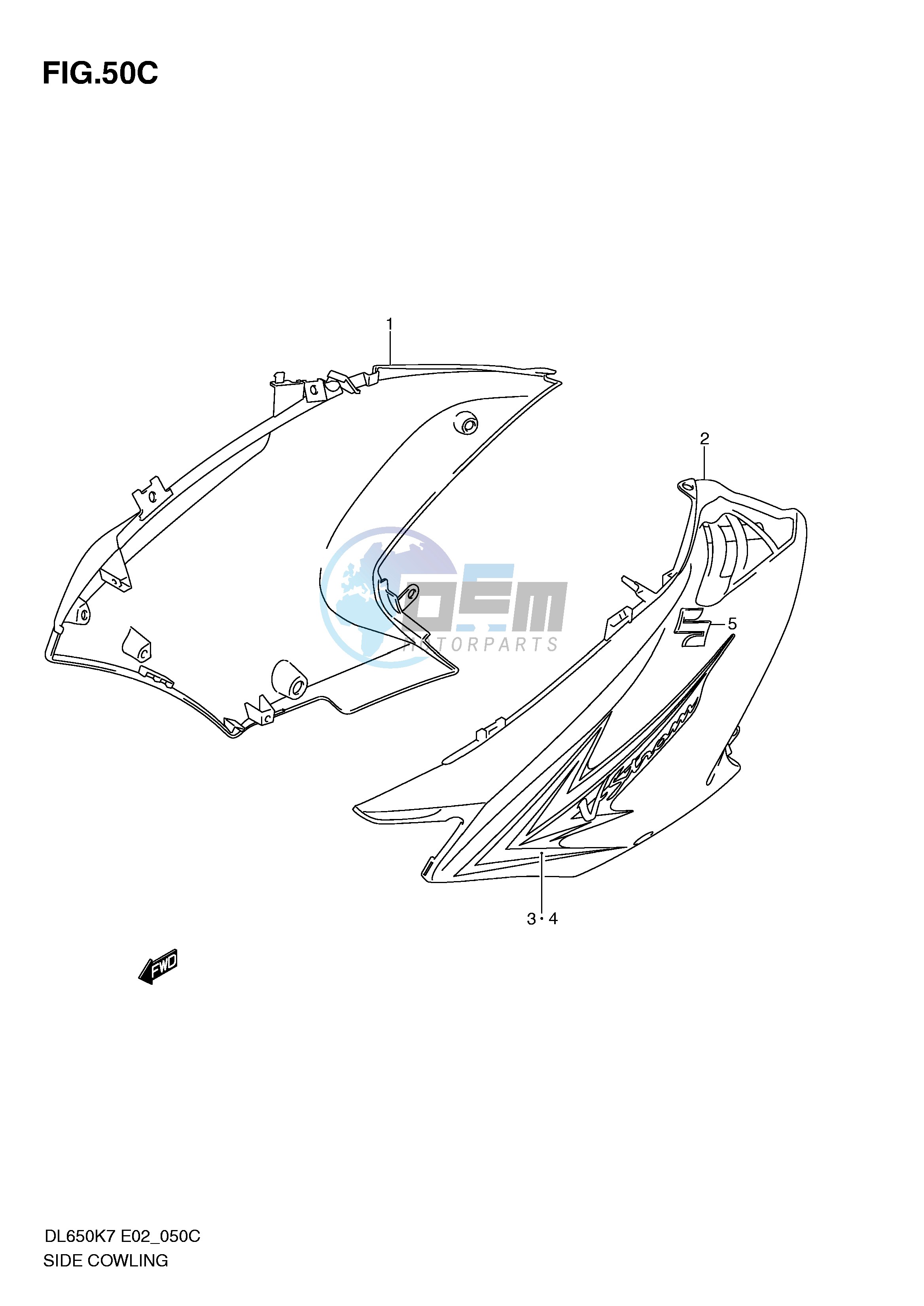 SIDE COWLING (MODEL L0)