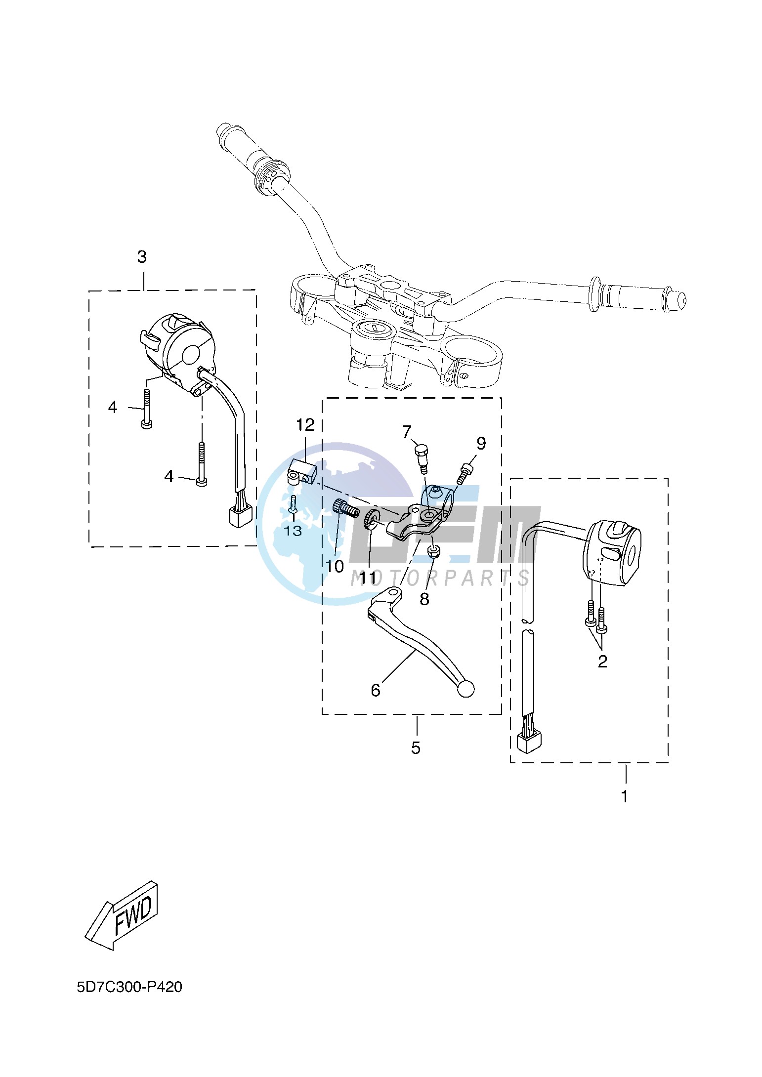 HANDLE SWITCH & LEVER