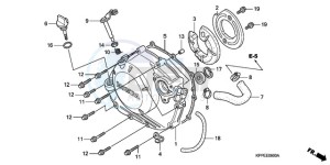 CBR125RW9 Europe Direct - (ED) drawing RIGHT CRANKCASE COVER