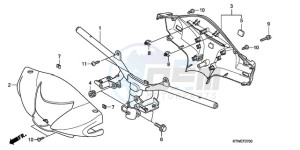 SH300AR9 Europe Direct - (ED / ABS) drawing HANDLE PIPE/HANDLE COVER