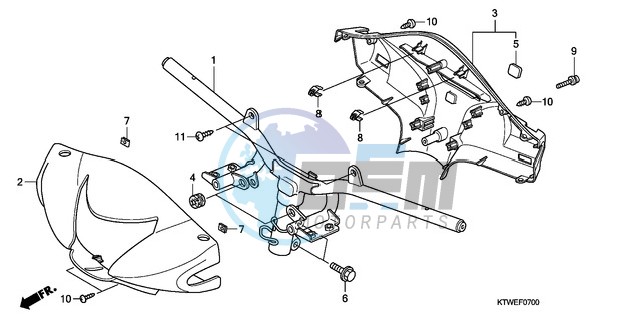 HANDLE PIPE/HANDLE COVER