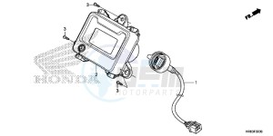 TRX500FA5F TRX500FA Europe Direct - (ED) drawing METER