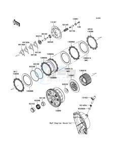 NINJA_ZX-10R ZX1000JCF FR XX (EU ME A(FRICA) drawing Clutch