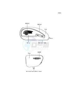 W800 EJ800AGF GB XX (EU ME A(FRICA) drawing Decals(Blue/White)