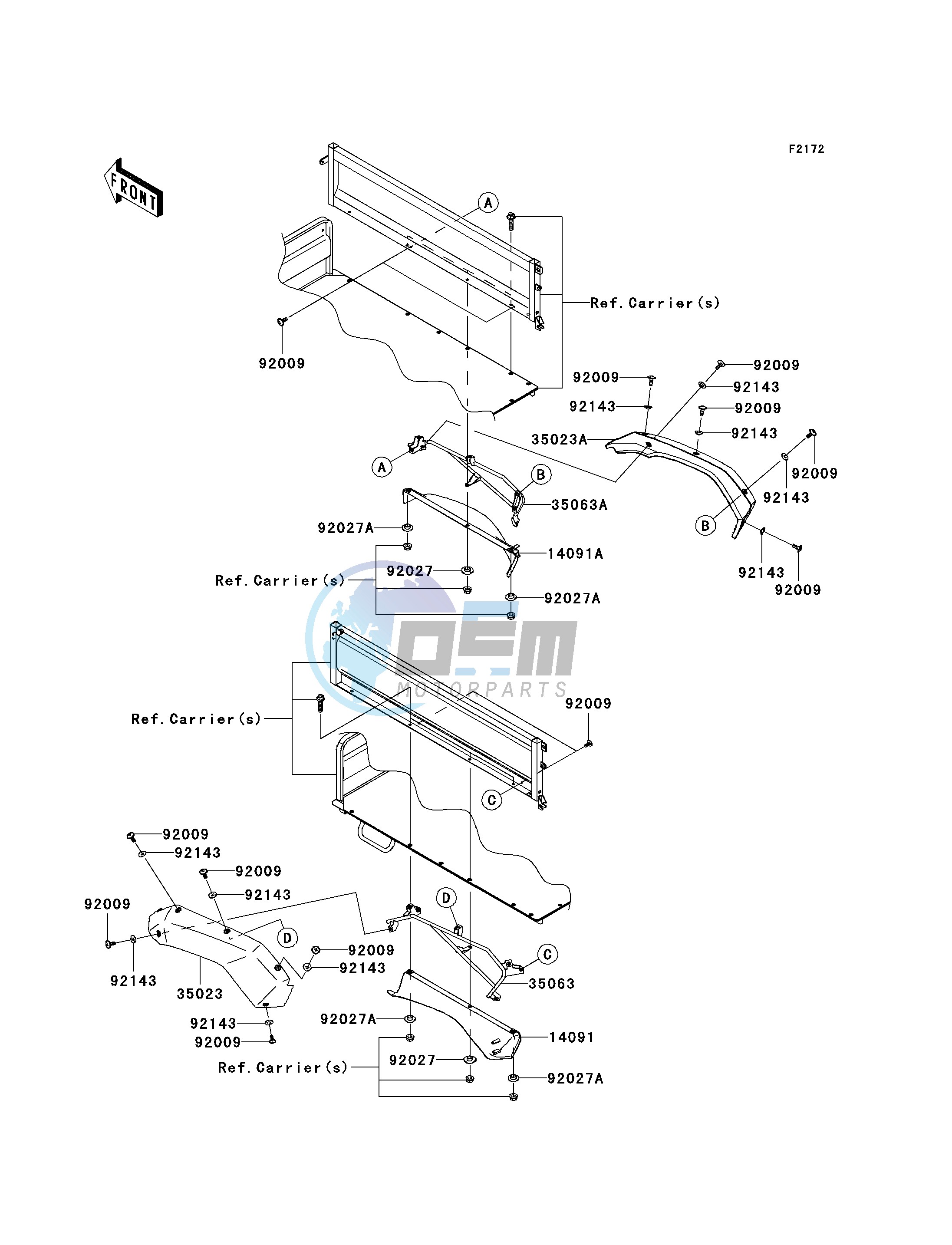 REAR FENDER-- S- -