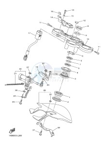 YZF-R1 R1 1000 (1KBT 1KBU) drawing STEERING