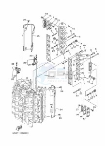 F350AETU drawing CYLINDER-AND-CRANKCASE-3