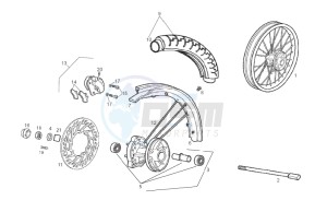 RCR 50 (CH, SC) drawing Front wheel