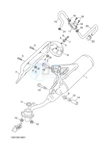 NS50F AEROX 4 (1GB1 1GB1 1GB1) drawing EXHAUST