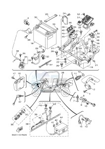 YXM700E YXM70VPHG VIKING EPS HUNTER (B427) drawing ELECTRICAL 1