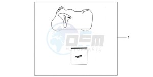 CBR1000RR9 Europe Direct - (ED / MME TRI) drawing INDOOR CYCLE COVER