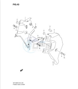 VZ1500K9 drawing FRAME HEAD COVER