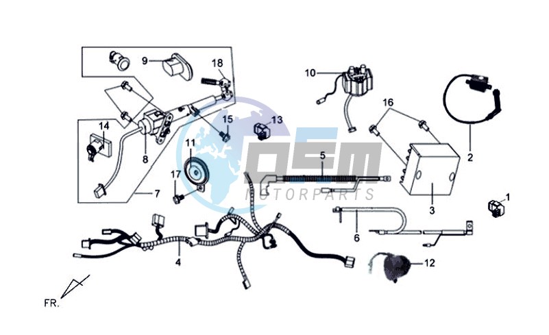 WIRING HARNASS - ELECTRONIC PARTS