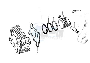 Liberty 4T RST 50 drawing Cylinder - Piston