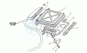 California 1100 drawing Cdi unit assy