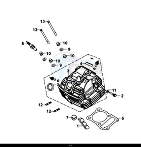 NH-T 125I (MG12B1-EU) (L9-M0) drawing CYLINDER HEAD