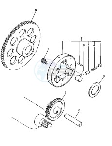 XV VIRAGO 535 drawing STARTER