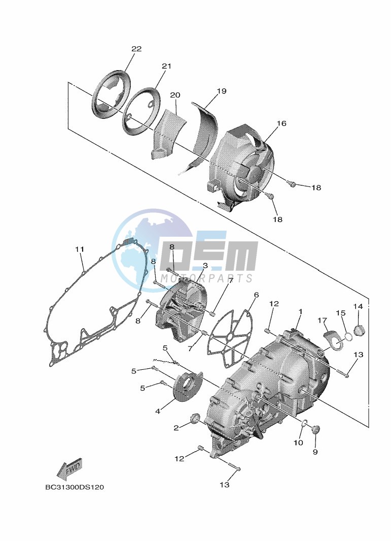 CRANKCASE COVER 1