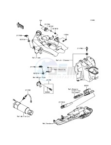 Z800 ABS ZR800BDS FR GB XX (EU ME A(FRICA) drawing Fuel Injection