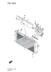 DL1000 ABS V-STROM EU drawing RADIATOR