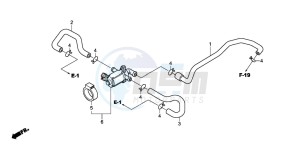 CBF1000T drawing AIR INJECTION CONTROL VALVE