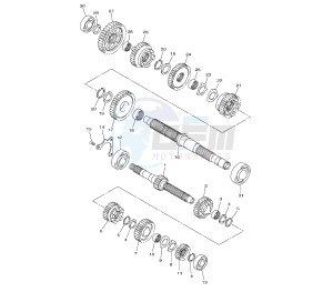 V-MAX 1700 drawing TRANSMISSION