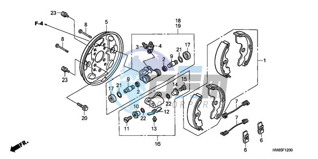 FRONT BRAKE PANEL