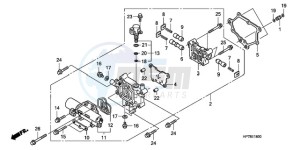 TRX420FA9 Australia - (U) drawing MAIN VALVE BODY