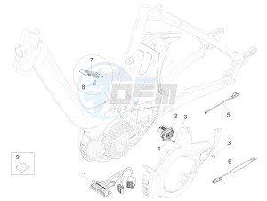 Wi-Bike Uni Deore Comfort 0 drawing Main cable harness