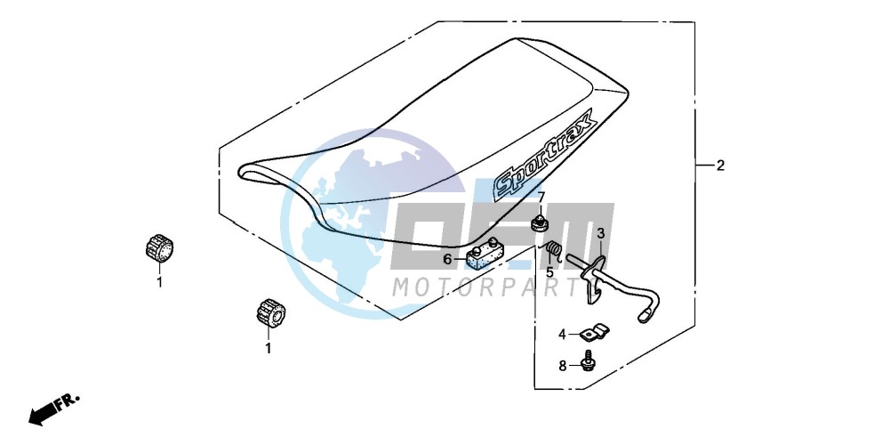 SEAT (TRX250EX1/2/3/4/5)