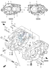 LT-Z400 drawing CRANKCASE