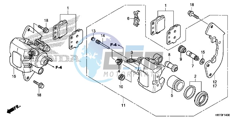 FRONT BRAKE CALIPER