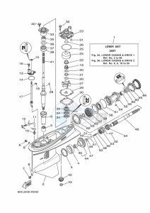 F100BETL drawing PROPELLER-HOUSING-AND-TRANSMISSION-1