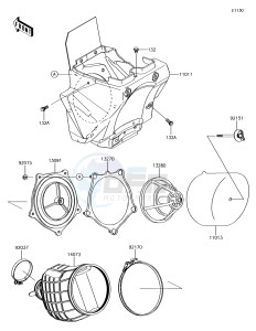 KX85-II KX85DGF EU drawing Air Cleaner