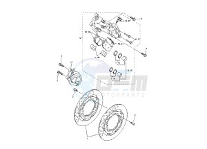 FZ6 FAZER 600 drawing FRONT BRAKE CALIPER