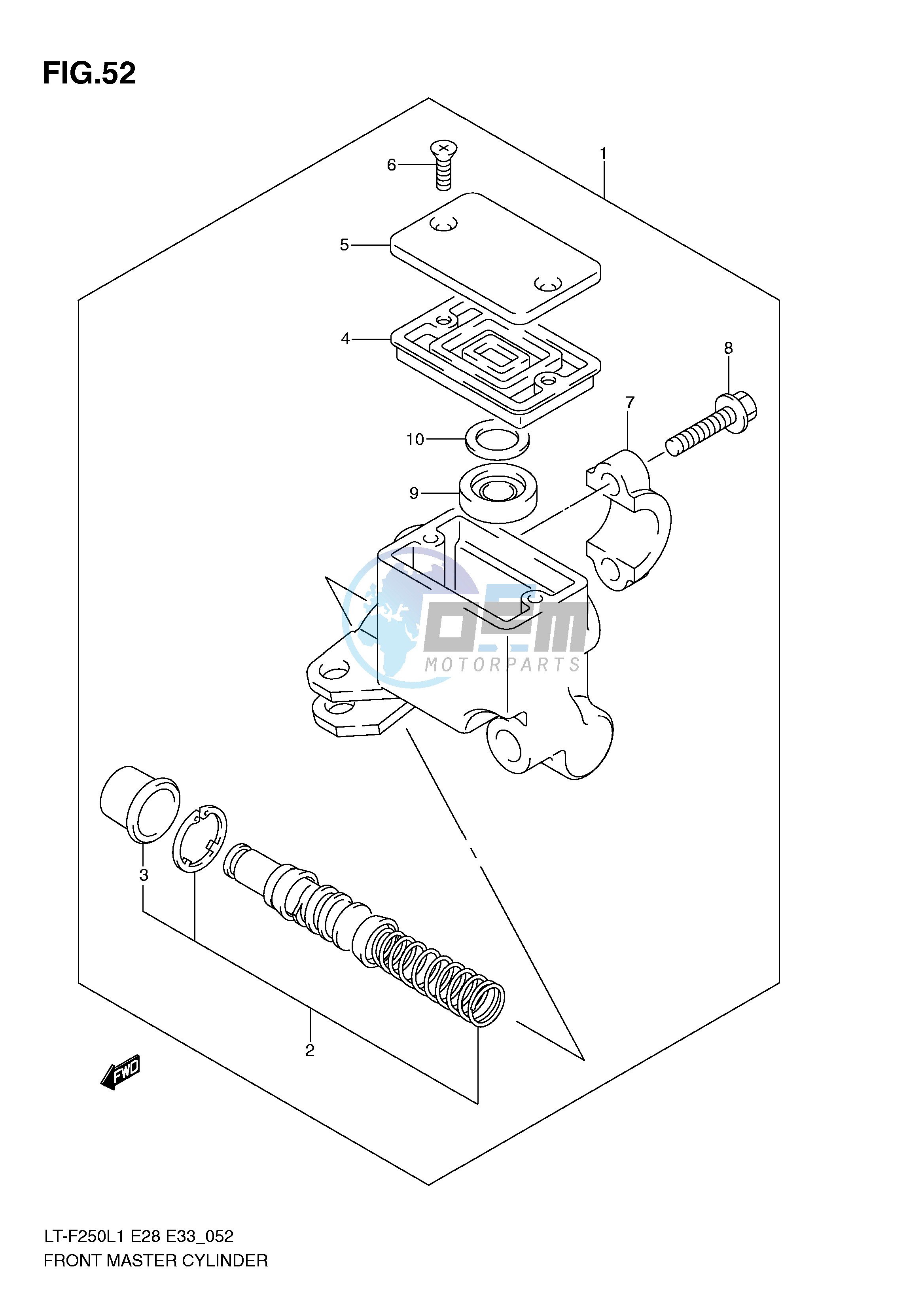 FRONT MASTER CYLINDER