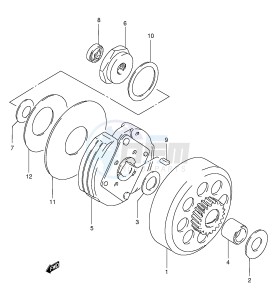 LT50 (P1) drawing CLUTCH