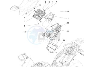 ETV 1200 Caponord Carabinieri drawing Saddle compartment