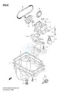 GSX-R1000 (E3-E28) drawing OIL PAN - OIL PUMP