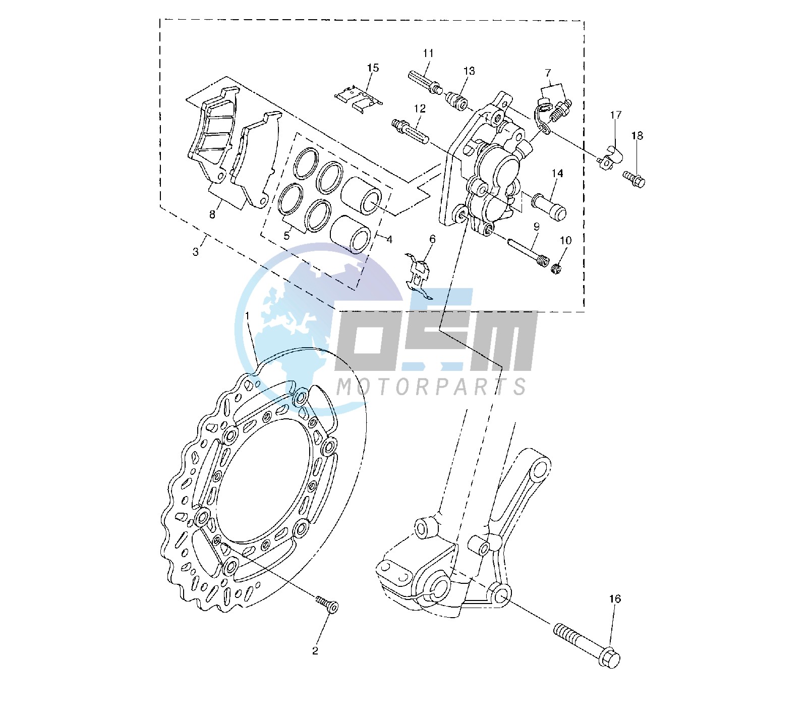 FRONT BRAKE CALIPER