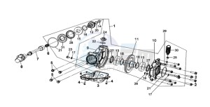 QUAD LANDER 300S drawing REAR AXLE