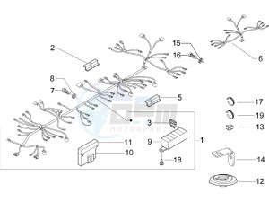 X9 500 Evolution 2006-2007 drawing Main cable harness