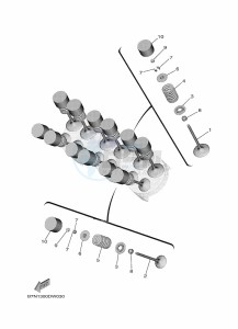 XSR900 MTM890 (BEA1) drawing VALVE