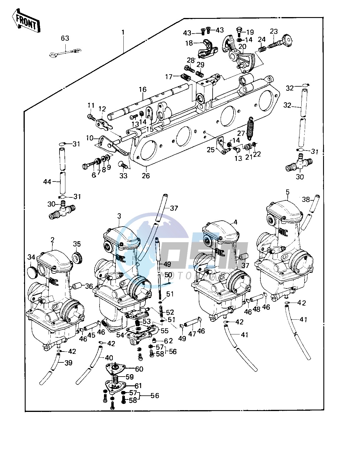 CARBURETOR ASSY -- KZ1000-B3- -