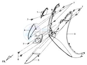 MIO 100 drawing FR PLATE / INDICATORS