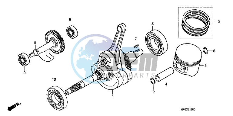 CRANKSHAFT/ PI STON