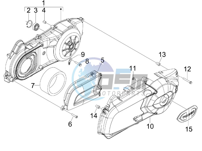 Crankcase cover - Crankcase cooling