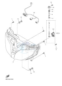 FJR1300A FJR1300-A FJR1300A ABS (B881) drawing HEADLIGHT