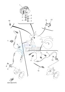 XSR700 (B341 B341 B341) drawing ELECTRICAL 3